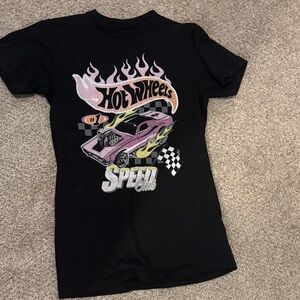 Urban Outfitters Black Hot Wheels Tee